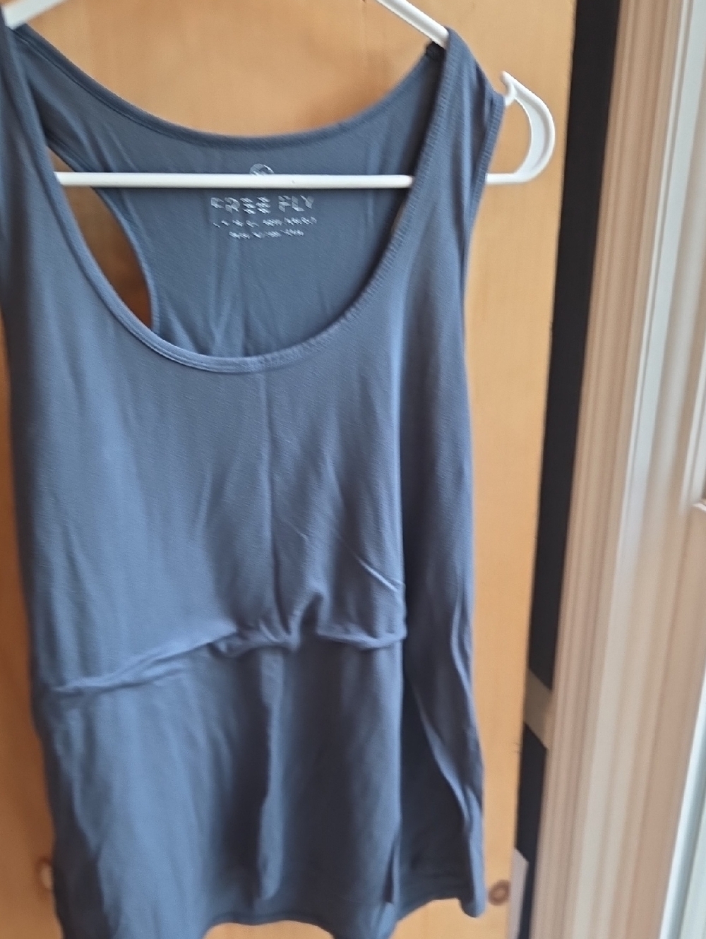 Free Fly Apparel Slate Gray Scoop Neck Tank